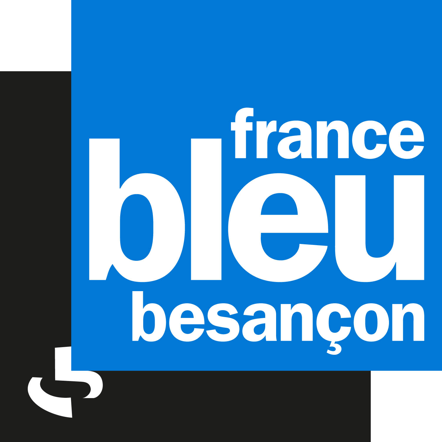 Logo de la radio France Bleu Besançon, partenaire de l'entreprise de peinture EURL Henriet Daniel