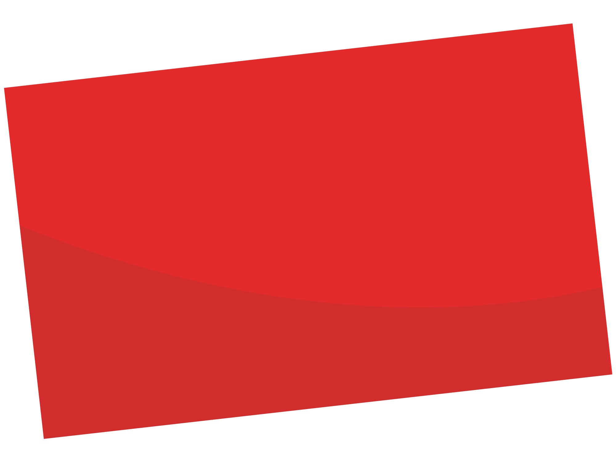 Image de rectangle rouge avec une ombre foncée inspirée du logo de l'entreprise de peinture EURL Henriet Daniel à Besançon et en France Comté